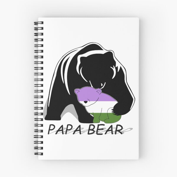 Item preview, Genderqueer Pride Papa Bear  designed and sold by Bunny Loven.