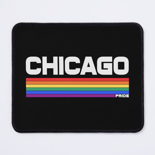 Item preview, Retro Chicago LGBT Pride Flag Rainbow Stripe designed and sold by pixeljamz.