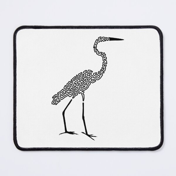 Item preview, Squiggle Egret designed and sold by Xernition.