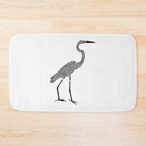 Item preview, Squiggle Egret designed and sold by Xernition.