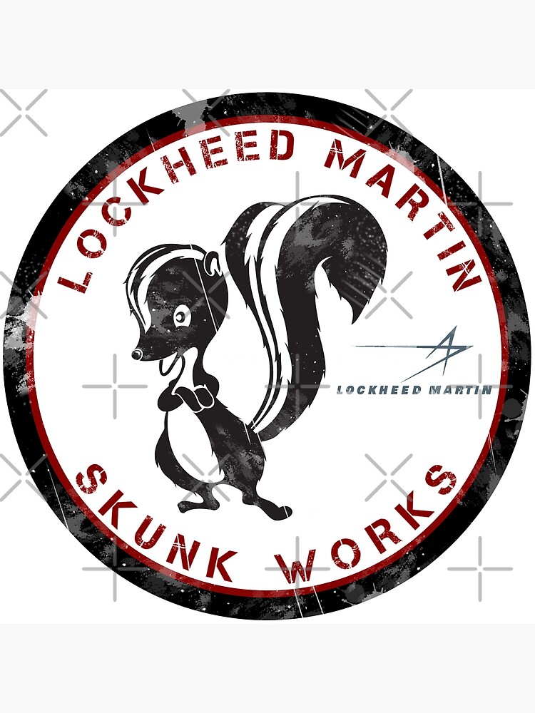 "SKUNK WORKS LOGO (Weathered/Worn)" Art Print for Sale by
