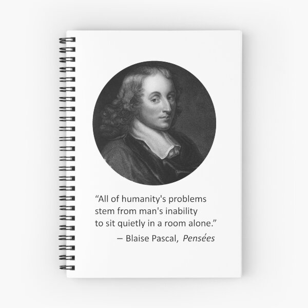 Item preview, Blaise Pascal quote designed and sold by MichaelEpp.