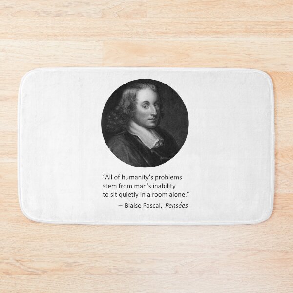 Item preview, Blaise Pascal quote designed and sold by MichaelEpp.