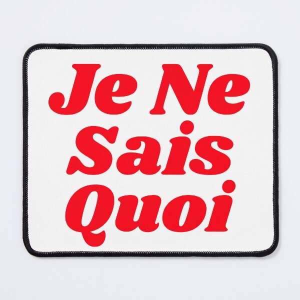 Item preview, Je Ne Sais Quoi, French Quote, Paris designed and sold by RougeAtelier.