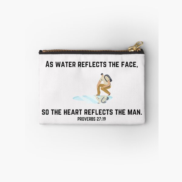 Item preview, AS WATER REFLECTS THE FACE designed and sold by LifeLongTees ..