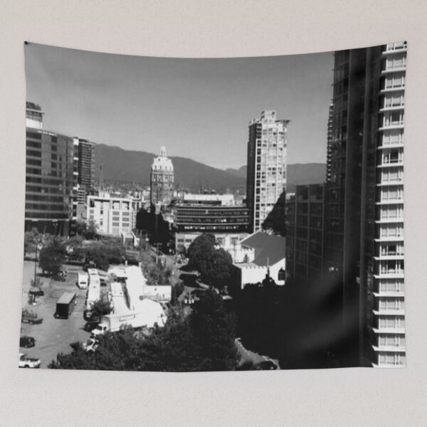 Item preview, Black and White Aesthetic of Downtown British Columbia designed and sold by xxUniverse777.