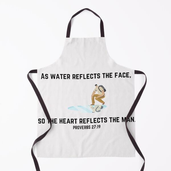 Item preview, AS WATER REFLECTS THE FACE designed and sold by LifeLongTees ..