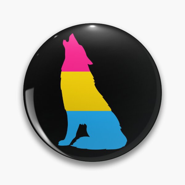 Item preview, Pansexual Pride Wolf designed and sold by MMwolfdogden.
