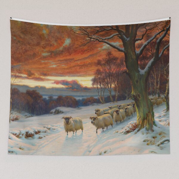 Item preview, A winter evening Wright Barker designed and sold by TeeARTHY.
