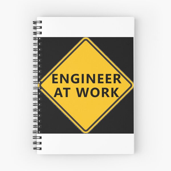 Item preview, CAUTION Engineer At Work * designed and sold by Sarcasmagic.