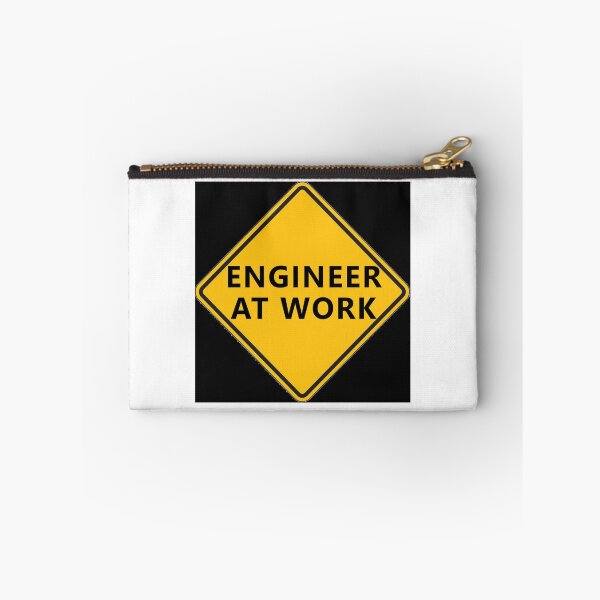 Item preview, CAUTION Engineer At Work * designed and sold by Sarcasmagic.