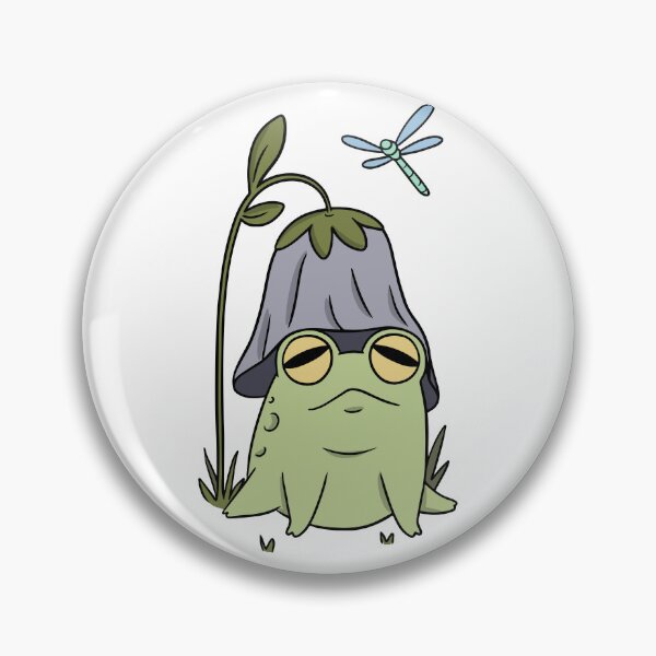 Item preview, Frog Under a Dead Flower designed and sold by TheFrogColony.