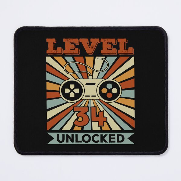 Item preview, Level 34 unlocked happy birthday gift designed and sold by BoriJanis.