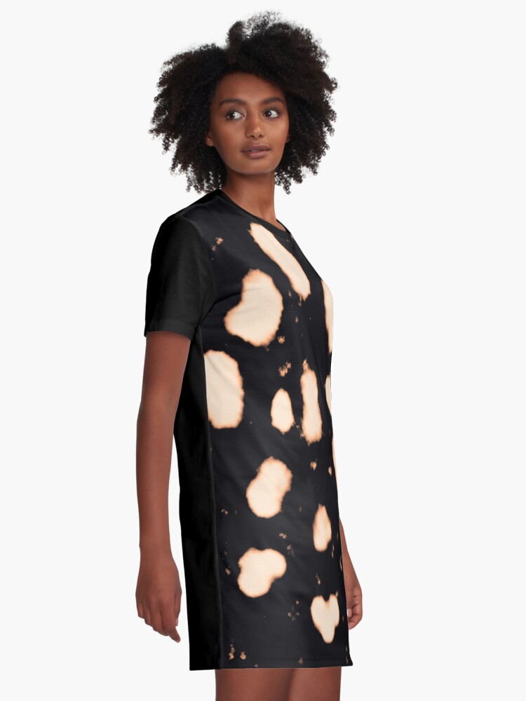 black bleach t shirt