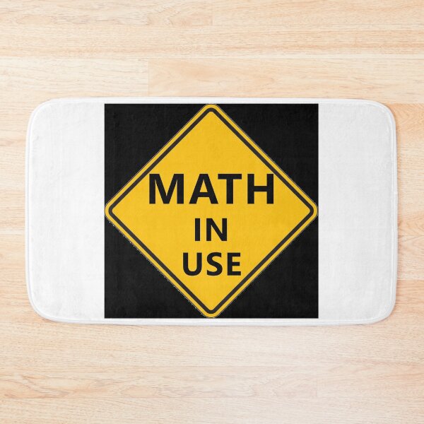 Item preview, CAUTION Math In Use * designed and sold by Sarcasmagic.