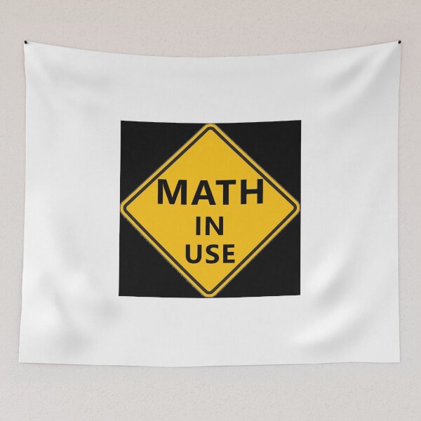 Item preview, CAUTION Math In Use * designed and sold by Sarcasmagic.