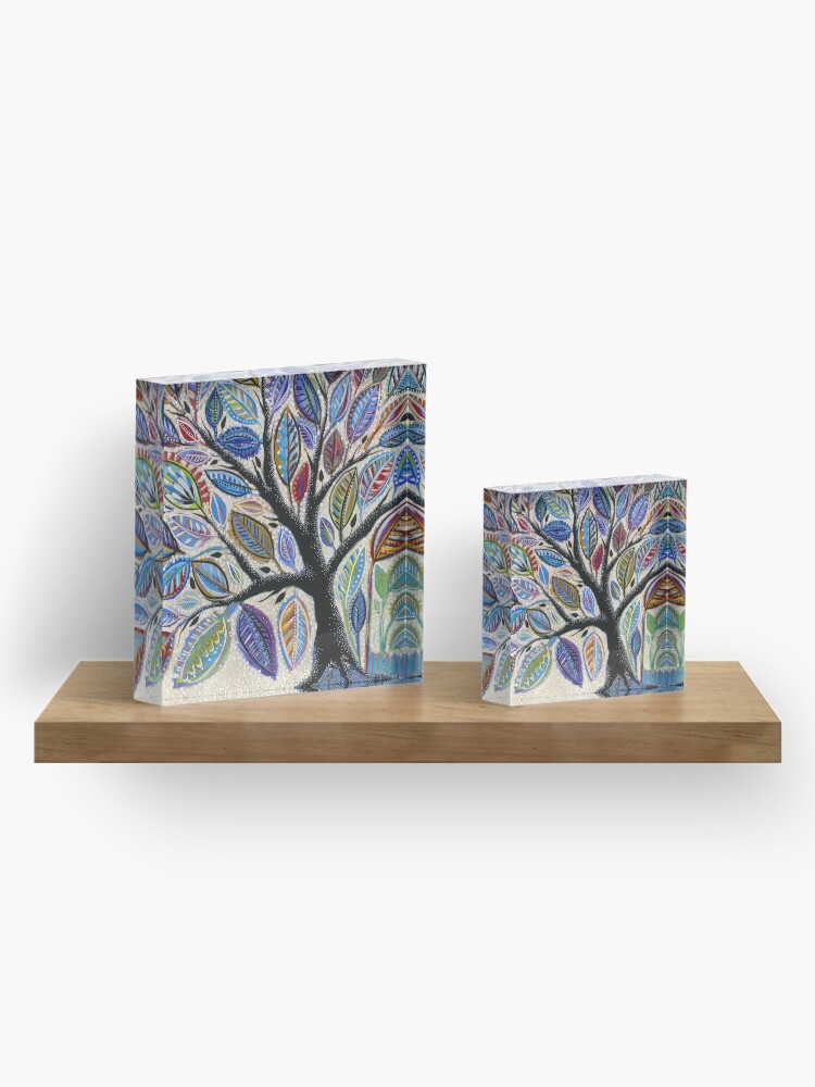 Alternate view of Everything Is Alive Acrylic Block