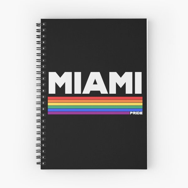 Item preview, Retro Miami LGBT Pride Flag Rainbow Stripe designed and sold by pixeljamz.