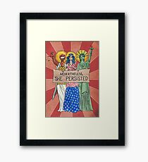 Nevertheless, She Persisted Framed Print