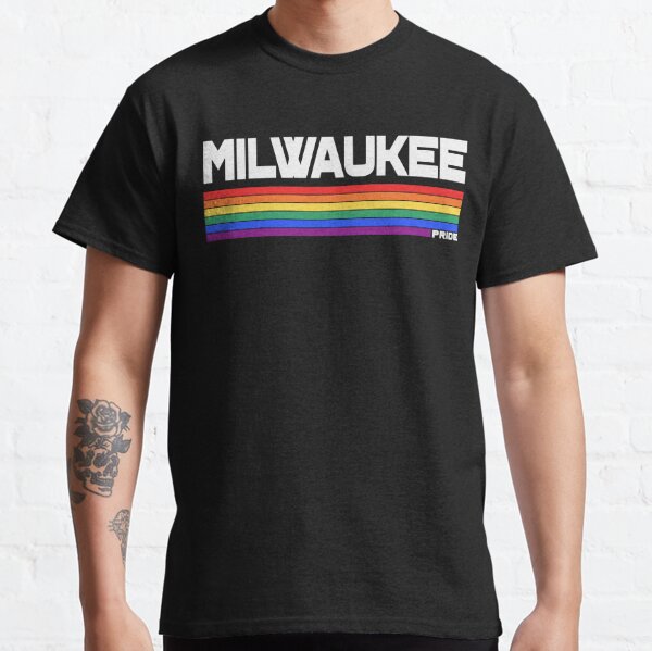 : Green Bay Gay Pride Shirt - Green Bay Wisconsin LGBTQ Rainbow  Skyline T-Shirt, Small Black : Clothing, Shoes & Jewelry