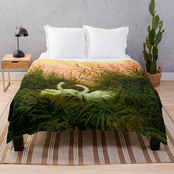 Item preview, Swans in the reeds at the first dawn Caspar David Friedrich Friedrich schwaene im schilf  designed and sold by TeeARTHY.