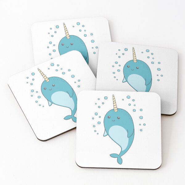 Item preview, Cute Narwhal Pattern designed and sold by ttttee.