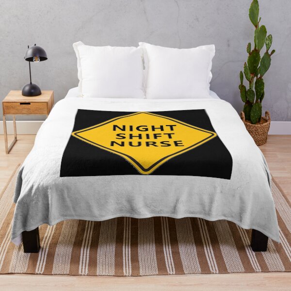 Item preview, CAUTION: NIGHT SHIFT NURSE * designed and sold by Sarcasmagic.