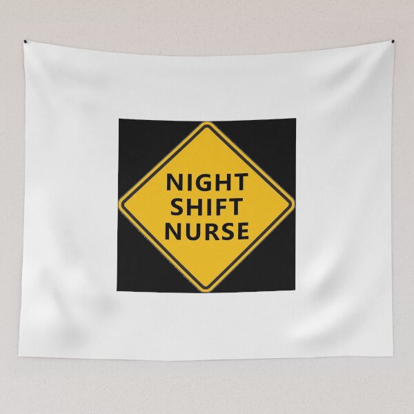 Item preview, CAUTION: NIGHT SHIFT NURSE * designed and sold by Sarcasmagic.