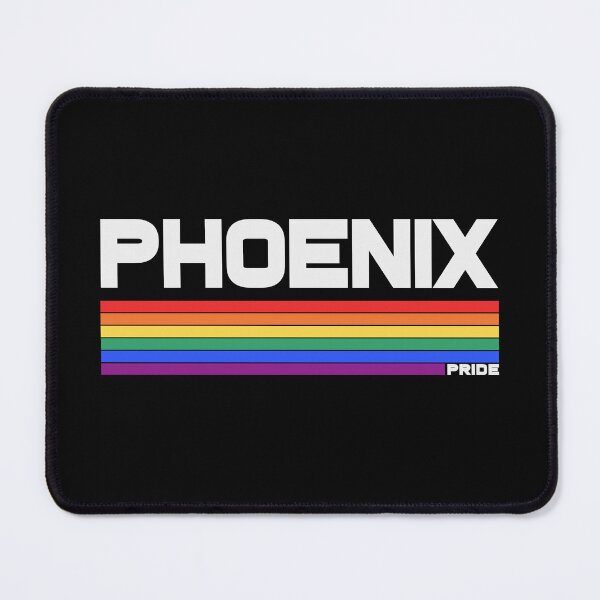 Item preview, Retro Phoenix LGBT Pride Flag Rainbow Stripe designed and sold by pixeljamz.