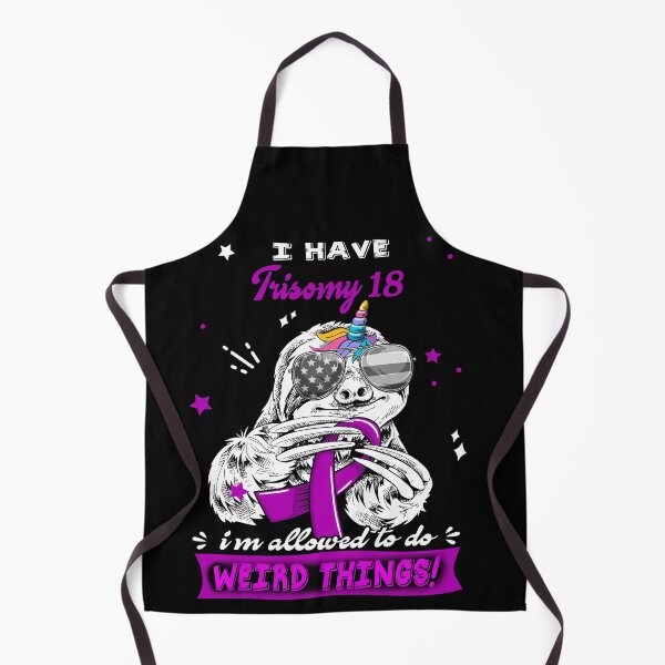 Item preview, Funny Sloth I Have Trisomy 18 I'm Allowed To Do Weird Things designed and sold by Kohend.