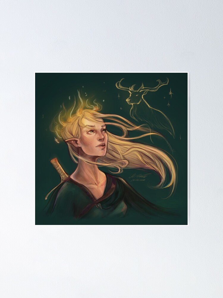 Aelin Galathynius Ashryver Throne Of Glass Poster For Sale By Msuselart Redbubble 8169