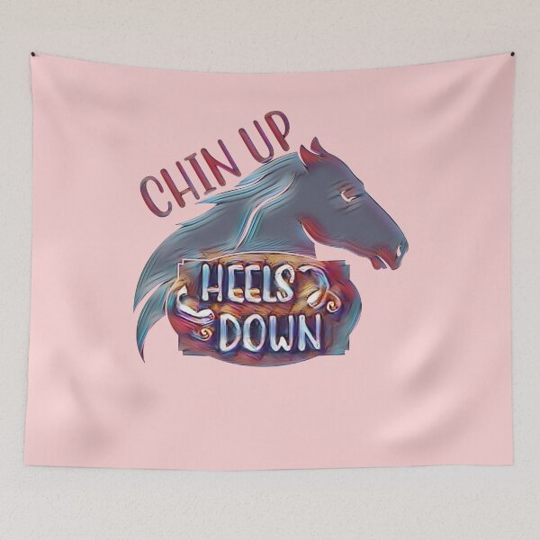 Item preview, Chin Up Heals Down designed and sold by No1Equestrian.