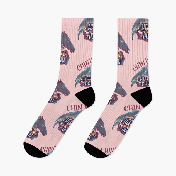 Item preview, Chin Up Heals Down designed and sold by No1Equestrian.