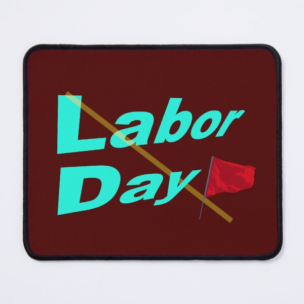 Item preview, Labor Day abstract design designed and sold by lobodelnoir.