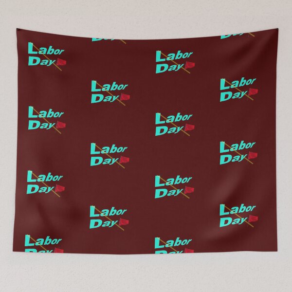 Item preview, Labor Day abstract design designed and sold by lobodelnoir.