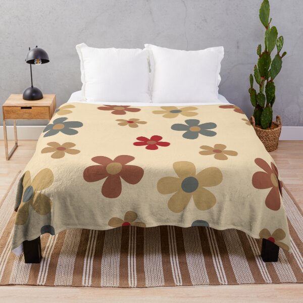 Item preview, 60s Vintage Flowers Retro 70s Floral Pattern designed and sold by ind3finite.