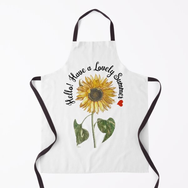 Item preview, Hello! Have a Lovely Summer - Vintage Sunflower Design designed and sold by MagaliC.