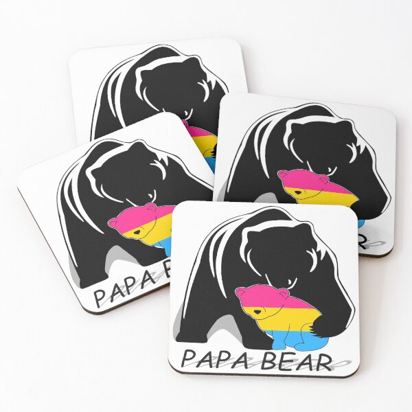 Item preview, Pansexual Pride Papa Bear designed and sold by Bunny Loven.