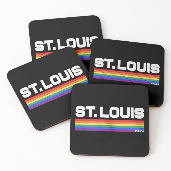 Item preview, Retro St. Louis LGBT Pride Flag Rainbow Stripe designed and sold by pixeljamz.