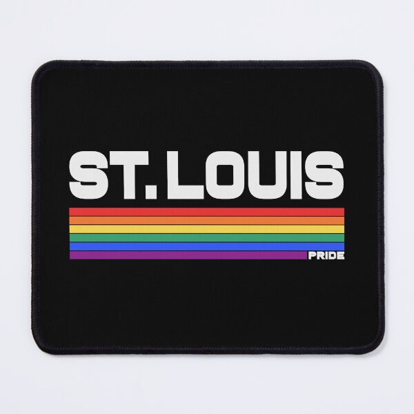 Item preview, Retro St. Louis LGBT Pride Flag Rainbow Stripe designed and sold by pixeljamz.