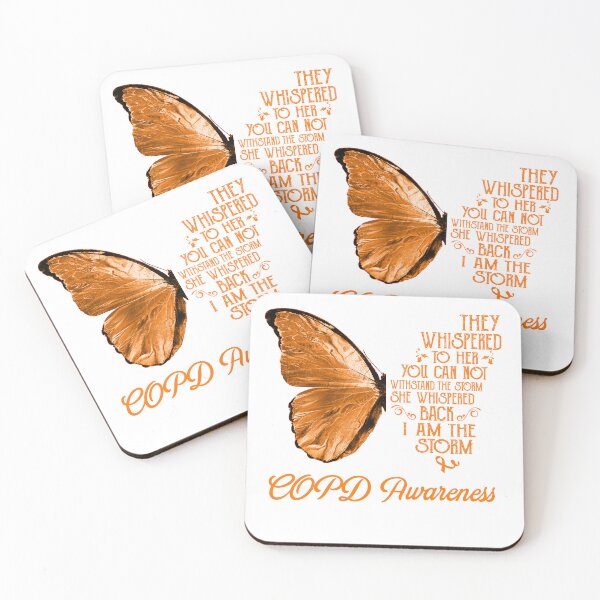 Item preview, Butterfly I Am The Storm COPD Awareness designed and sold by whlrcheryl.