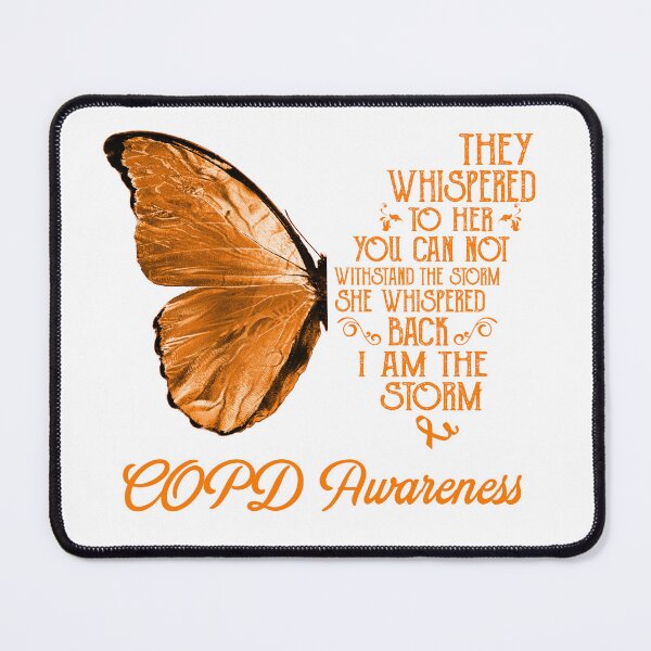 Item preview, Butterfly I Am The Storm COPD Awareness designed and sold by whlrcheryl.
