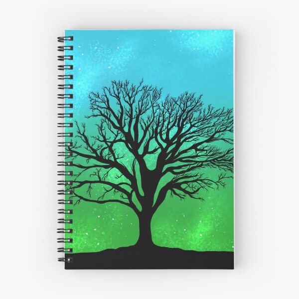Item preview, Tree Art Blue Green Galaxy designed and sold by NLDStudios.
