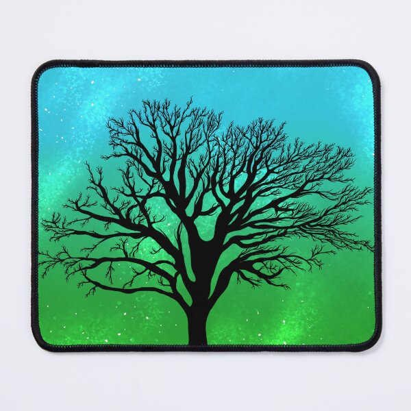 Item preview, Tree Art Blue Green Galaxy designed and sold by NLDStudios.
