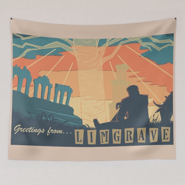 Item preview, Elden Ring: Greetings from Limgrave Vintage Postcard Art designed and sold by hedonisticcat.
