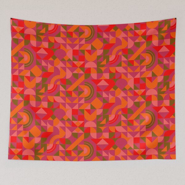 Item preview, geometric colorful patterns conceptual Art - Abstract Neo Geo graphic design designed and sold by Design Repo.