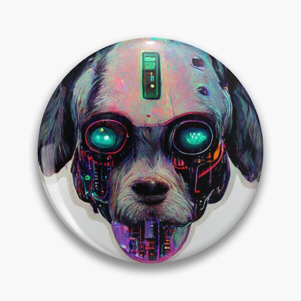 Item preview, Cute Cyberpunk Pup V3 designed and sold by thelofidragon.