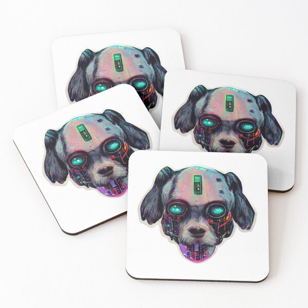 Item preview, Cute Cyberpunk Pup V3 designed and sold by thelofidragon.