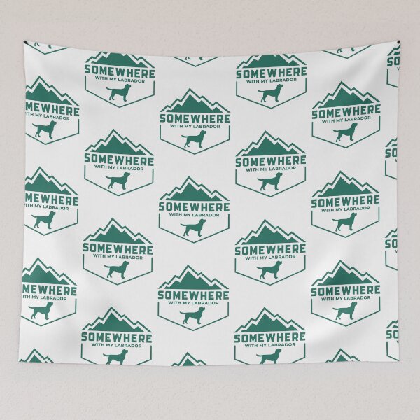 Item preview, Somewhere With My Labrador Outdoor Wilderness Adventurous Dog Gift designed and sold by Guarddogdrive.