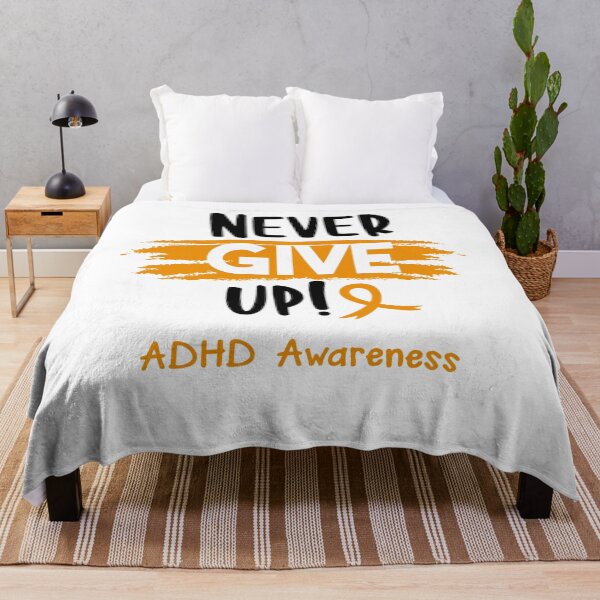 Item preview, ADHD Warrior - ADHD Awareness - Never Give Up! designed and sold by Robbsyn.